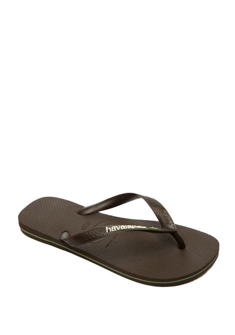 sandalo brasil logo marrone HAVAIANAS | 4110850BRASIL LOGO-2673